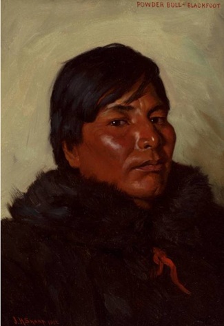 Powder Bull, 1902  (Joseph Henry Sharp) (1859–1953)  Cincinatti Art Museum, Ohio, 1910.41